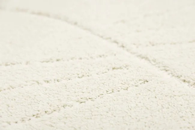 Kúpeľňový koberček Shell krémový