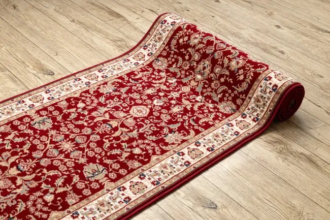 Behúň NAIN 144 51066 Ornament / Kvety, bordový / béžový