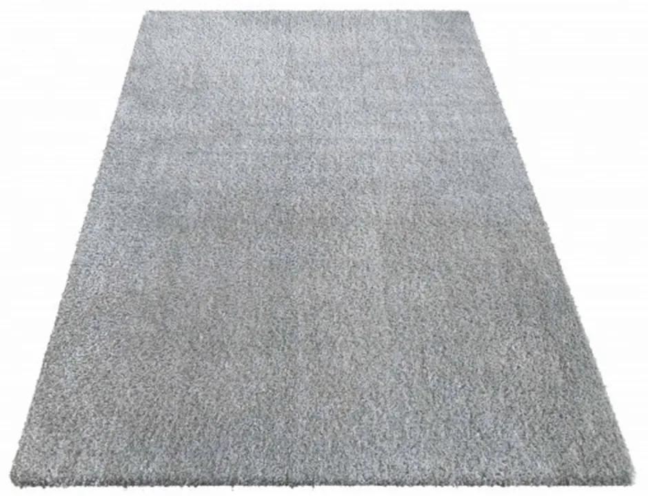 Kusový koberec Shaggy Kamel sivý, Velikosti 120x170cm