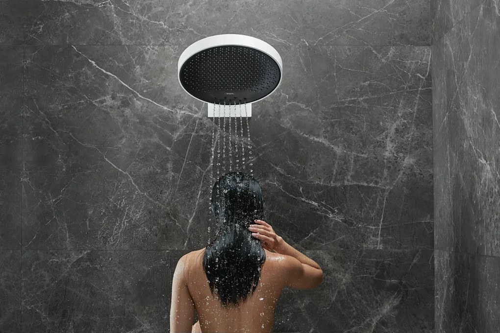 Hansgrohe Rainfinity, hlavová sprcha 360 3jet s pripojením na stenu, biela matná, HAN-26234700