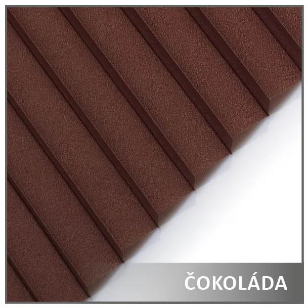 Dekodum Neinvazívna plisovaná roleta čokoláda Šířka (cm): 30