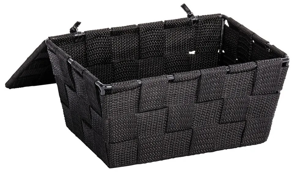 Čierny košík s vekom Wenko Adria