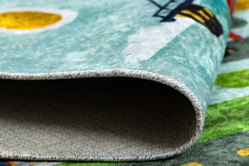 Detský kusový koberec Junior 52105.801 Construction site, 120x170, viacfarebná, detská izba, Dywany Łuszczów