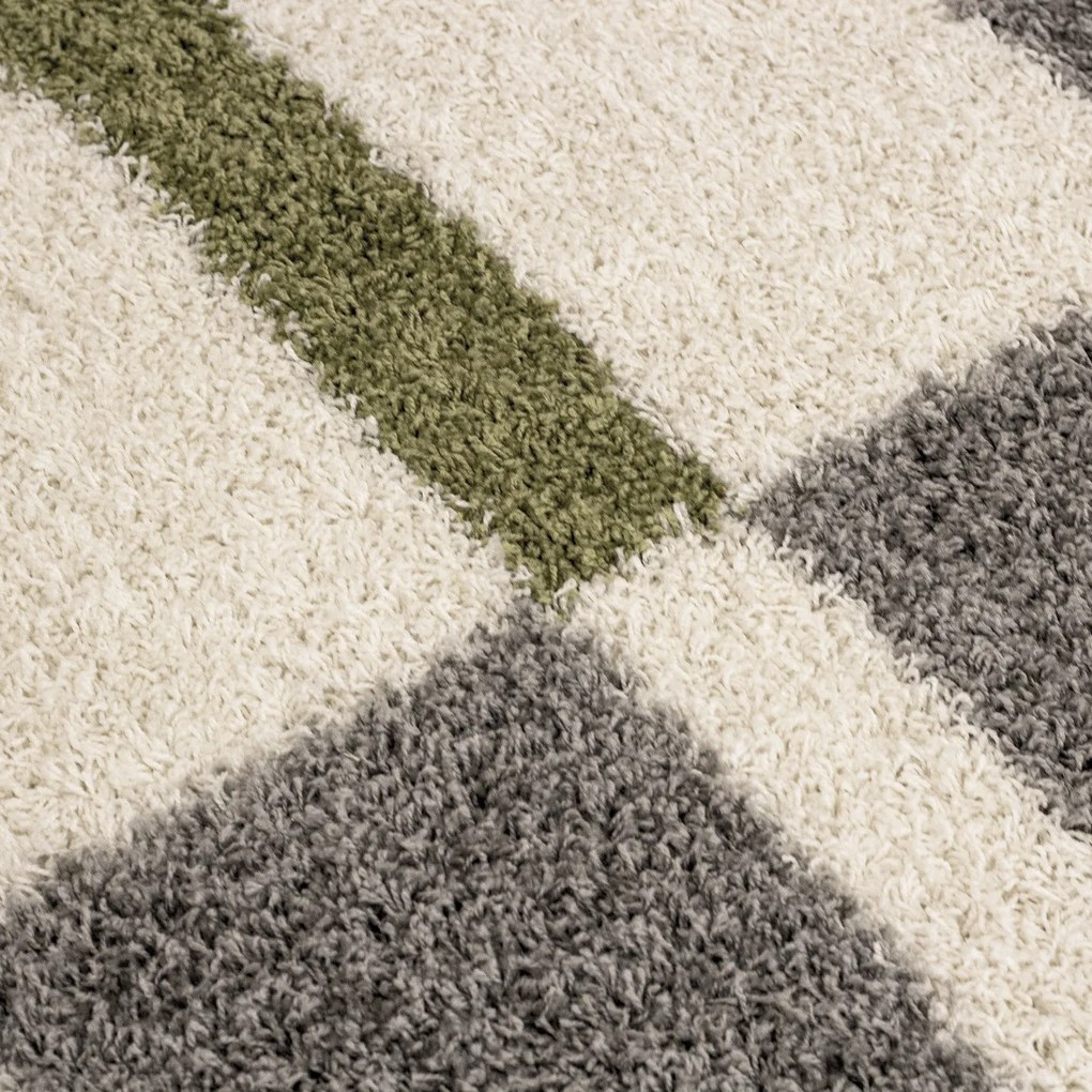Ayyildiz Kusový koberec GALA 2505, Zelená Rozmer koberca: 160 cm KRUH