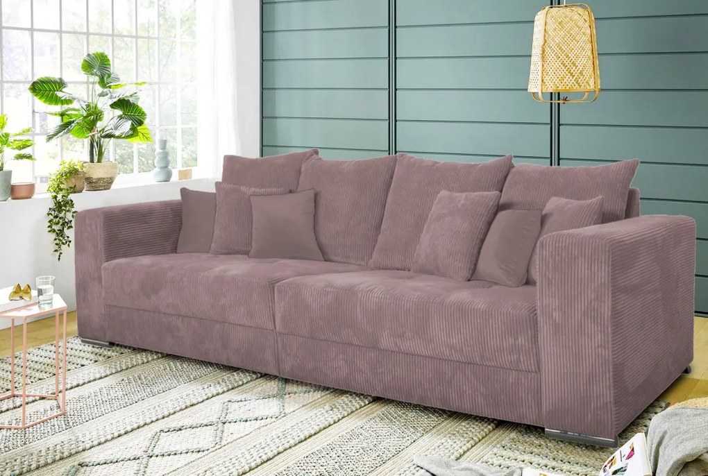 Pohovka Richard, svetlo ružová látka