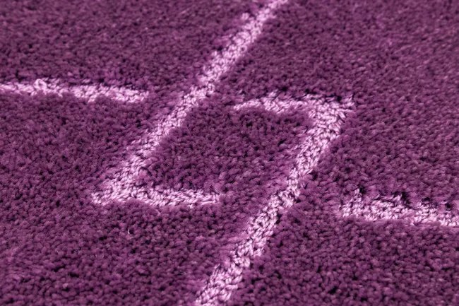 Kúpeľňový koberček MORENO fialový