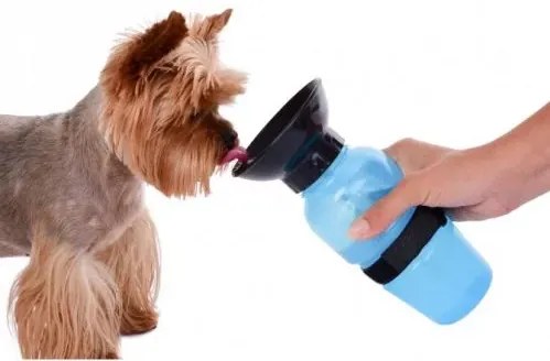 Zaparkorun Cestovná fľaša pre psy s miskou - 500 ml - DOGS Collection