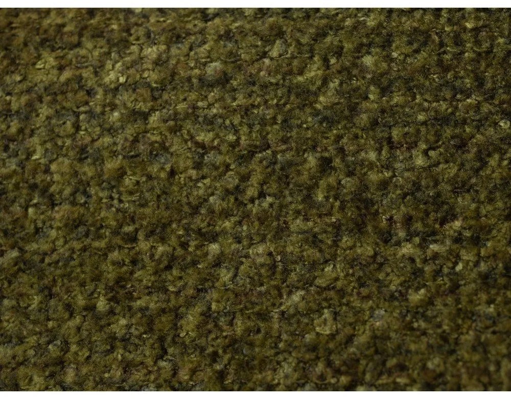 Tmavozelená čalúnená dvojlôžková posteľ s roštom 180x200 cm Makana – Makamii