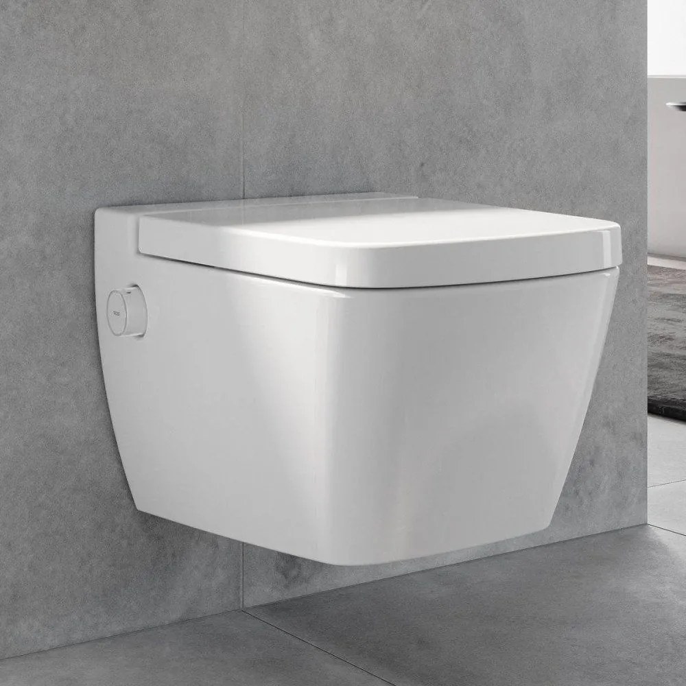 GEBERIT Duofix súprava 5v1 - inštalačný modul, závesná sprchová toaleta Rimless a Softclose sedátko TECEone, tlačítko Sigma30, 115.883.KH.1 (lesklý/matný/lesklý chróm), 111.300.00.5 NT6