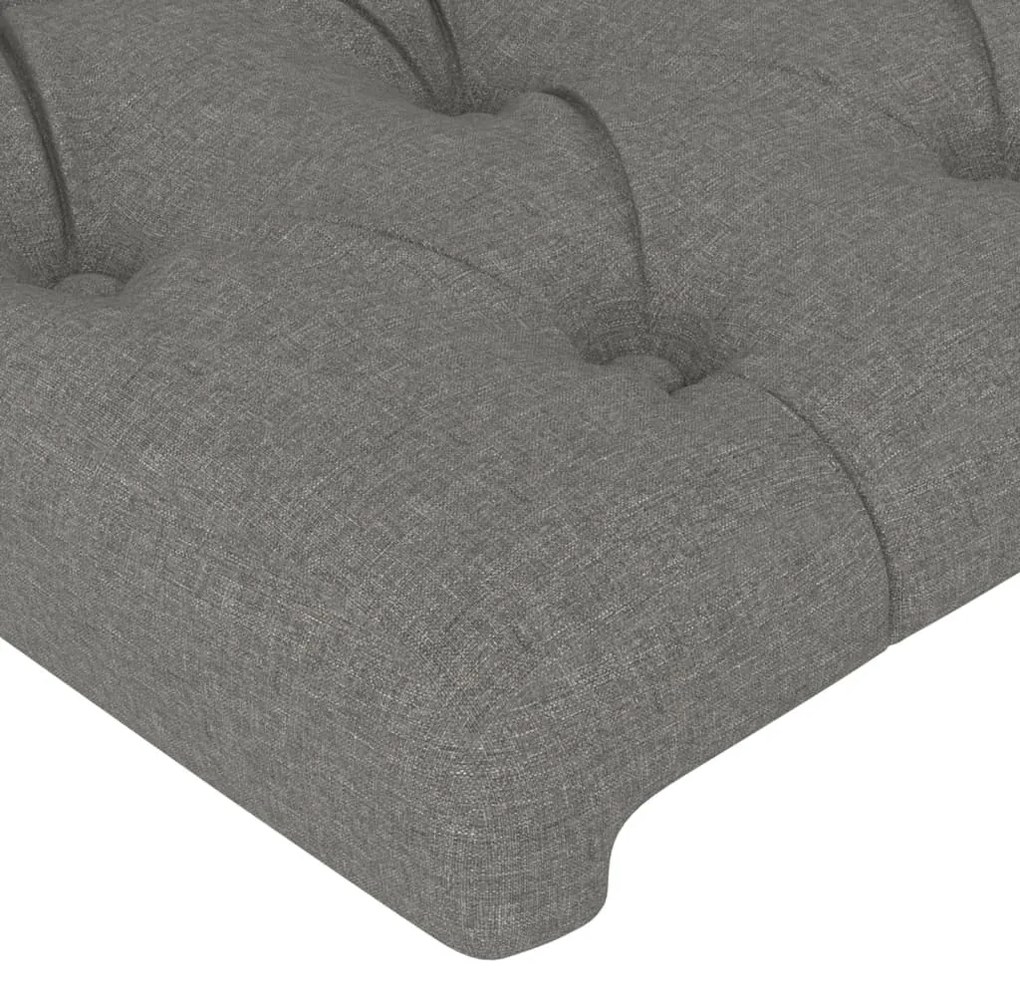 Čelo k boxpringovej posteli 90 cm tmavosivé
