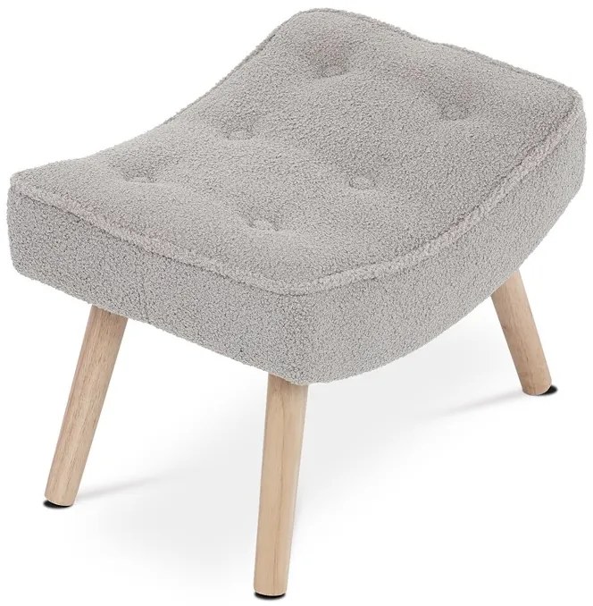 Autronic BONTEC Podnožka, sivá látka, AK-309P GREY2 Farba: Biela