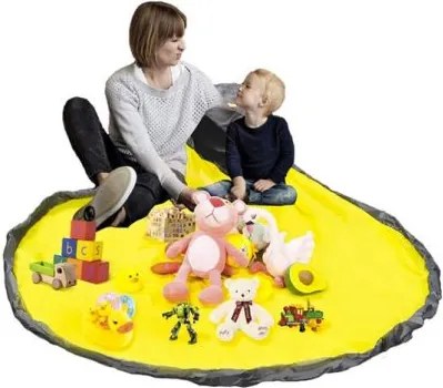 KRUZZEL Kôš na hračky s podložkou na hranie - Kruzzel