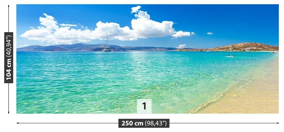 Fototapeta Vliesová Pláž grécko 152x104 cm
