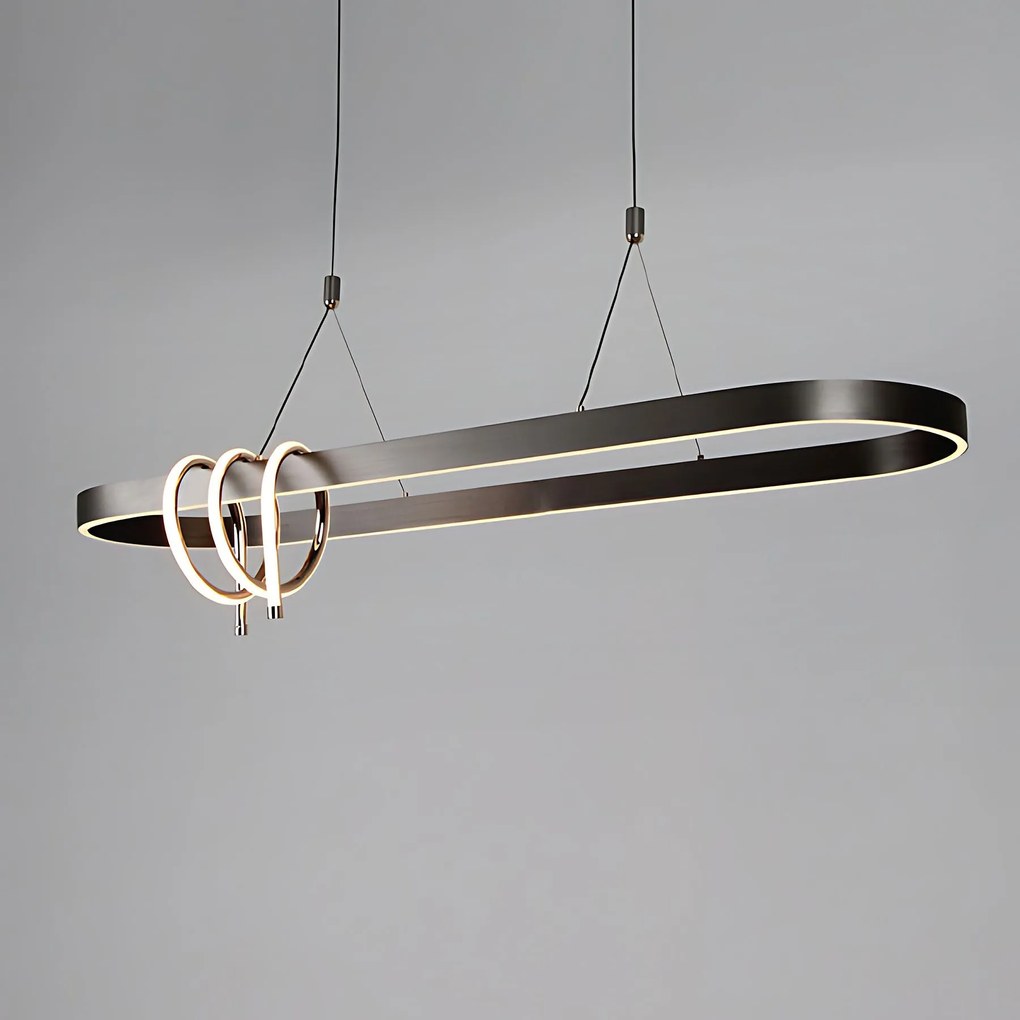 Toolight Toolight, LED stropné osvetlenie 120cm, 32W, 3000K, LHJ040-CP, čierna matná, OSW-50018