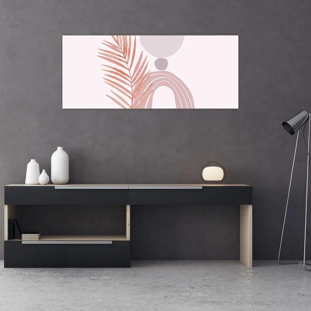 Obraz - Fialový minimalizmus N⁰1 (120x50 cm)