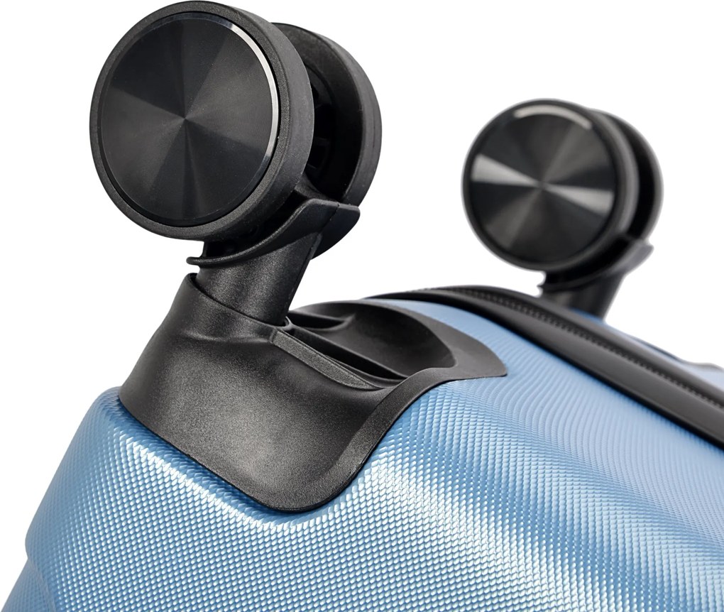 Kabínový kufor na 4 kolieskach 55x39x20cm ľadovo modrá