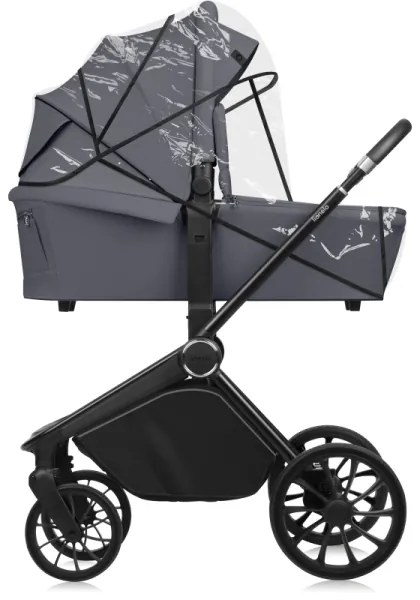 Lionelo - Kombinovaný kočík 2v1 MIKA PLUS Grey Stone