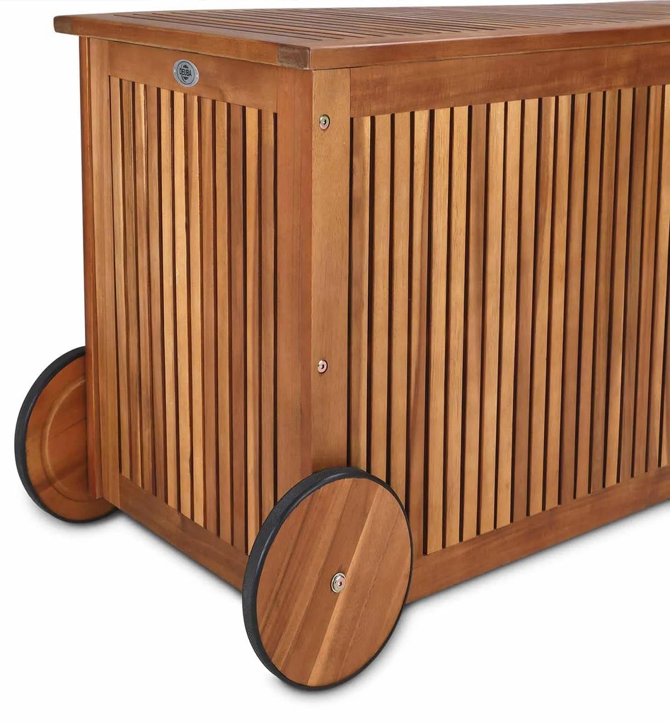 InternetovaZahrada - Drevený úložný box - agát - 117 cm