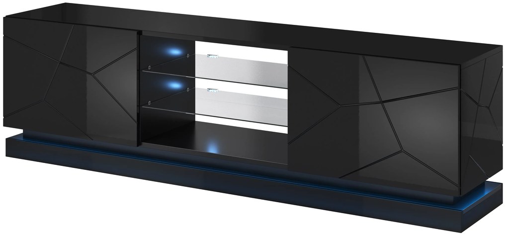 Cama Čierny stolík pod TV Qiu 200