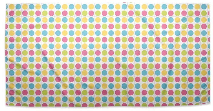 Sablio Uterák Veselé Farebné bodky - 50x100 cm