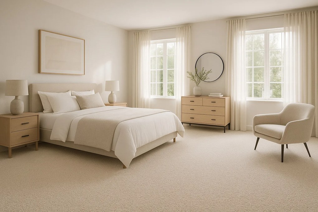 Betap, AKCIA: 95x120 cm Koberec metráž Dynasty 60, šíře, biela, filc, obývacia izba