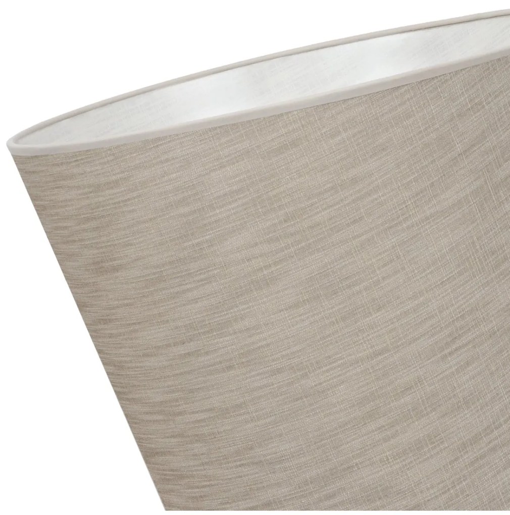 Závesné svietidlo Len, 1x béžové textilné tienidlo, (fi 44 cm), w
