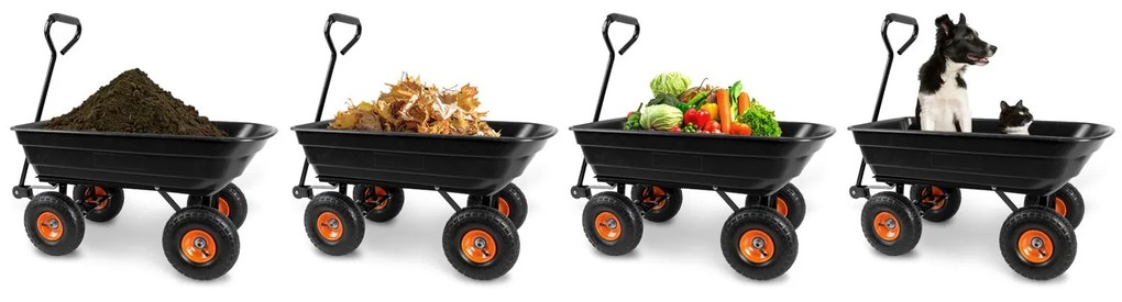 Záhradný vozík sklápač 75L Humberg 4872