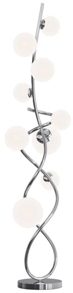 Wofi 3014-907 - LED Stojacia lampa NANCY 9xG9/3,5W/230V lesklý chróm