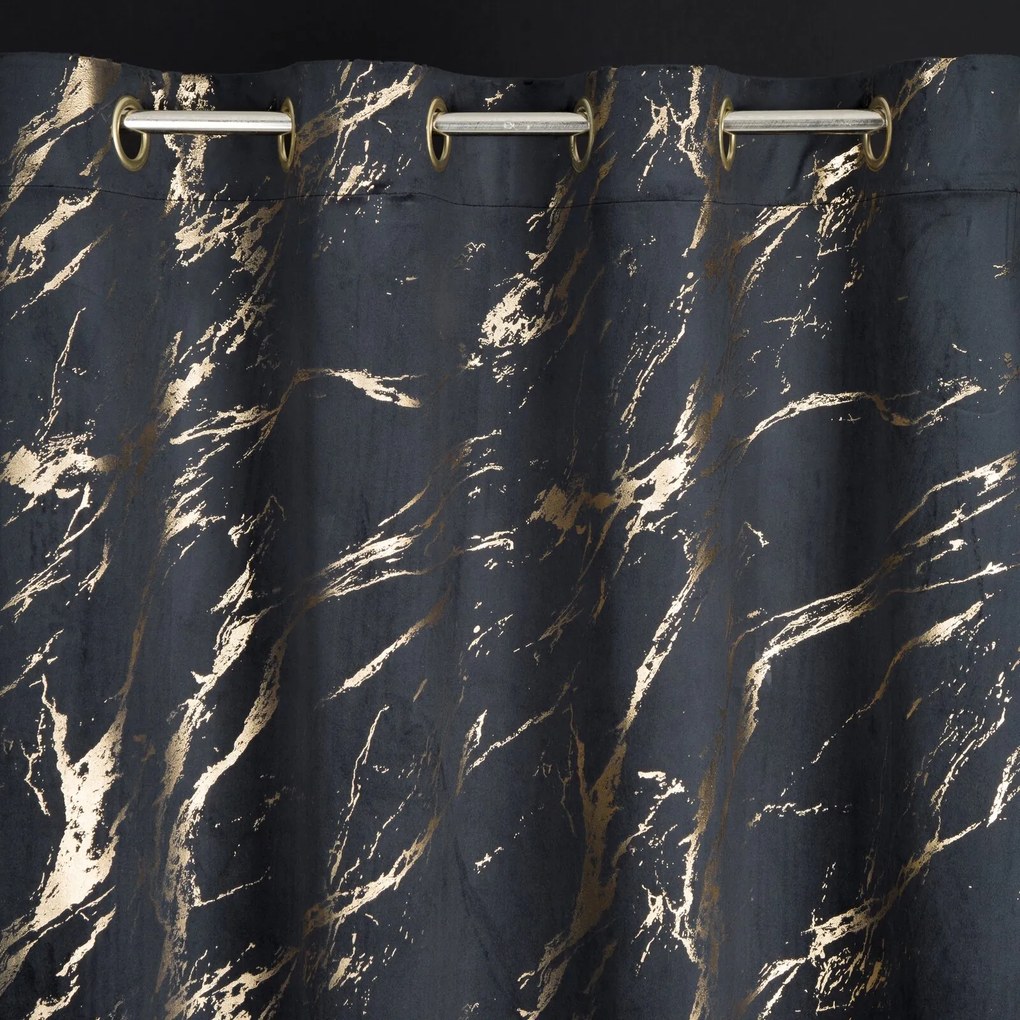 ZATEMŇOVACÍ ZÁVES NA KRÚŽKOCH MOLY 140X250 CM VZOROVANÁ