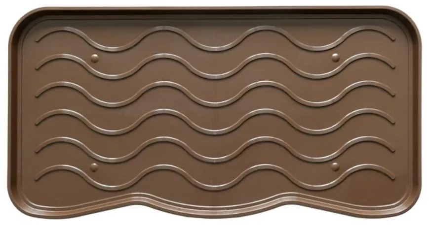 Odkvapkávač na topánky 38x75 hnedá fala