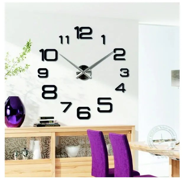 Moderné nalepovacie hodiny na stenu | SENTOP 12SZ032