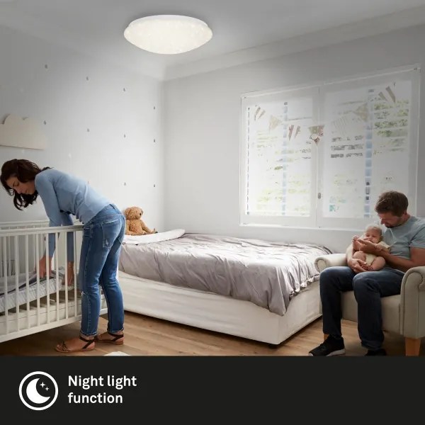 Brilo - LED Stmievateľné stropné svietidlo STARRY SKY LED/22W/230V 3000-6000K + DO