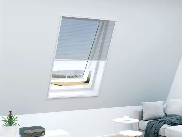 LIVARNO home Rolovacia sieťka proti hmyzu na strešné okno, 110 x 160 cm (100345306)