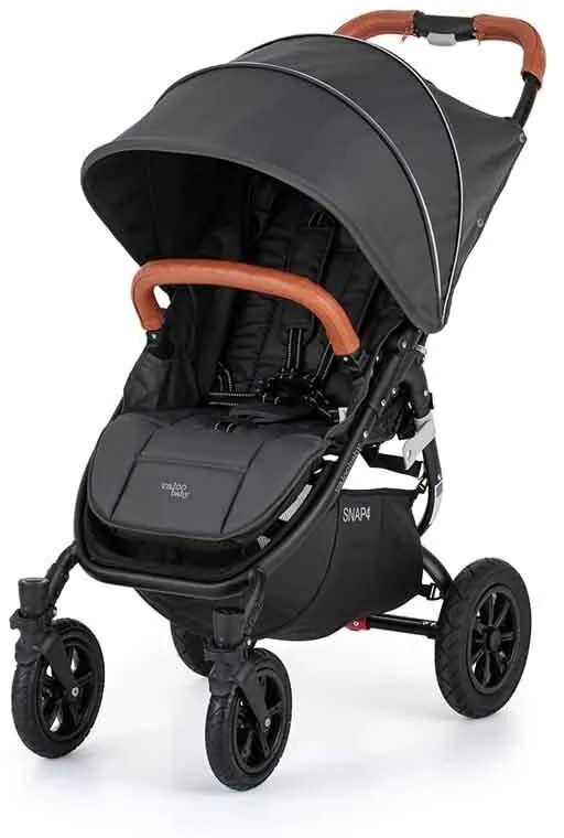 VALCO BABY Kočík športový Snap 4 Sport Flat Matte LTD Edition Signature Grey, ekokoža