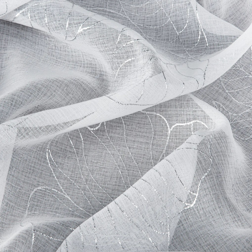 ZÁVES NA KRÚŽKOCH SAGI 140X250 CM KVETY