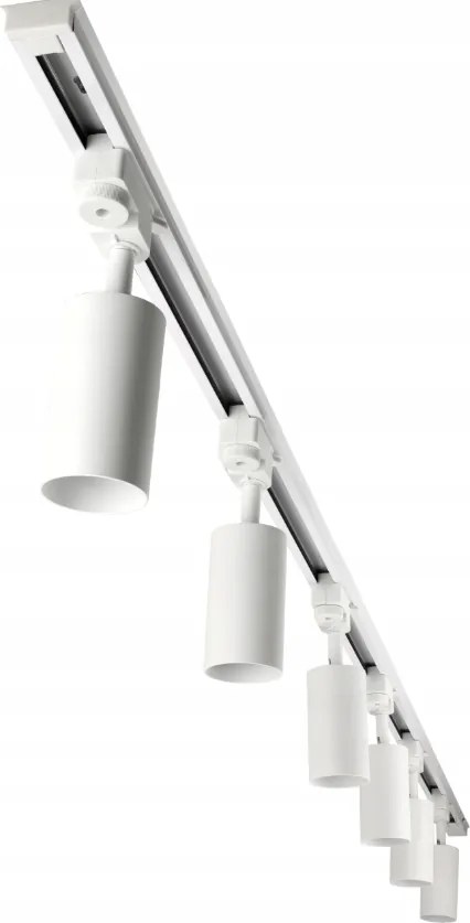 LED koľajnica 2m + 6x GU10 bodové žiarovky - sada