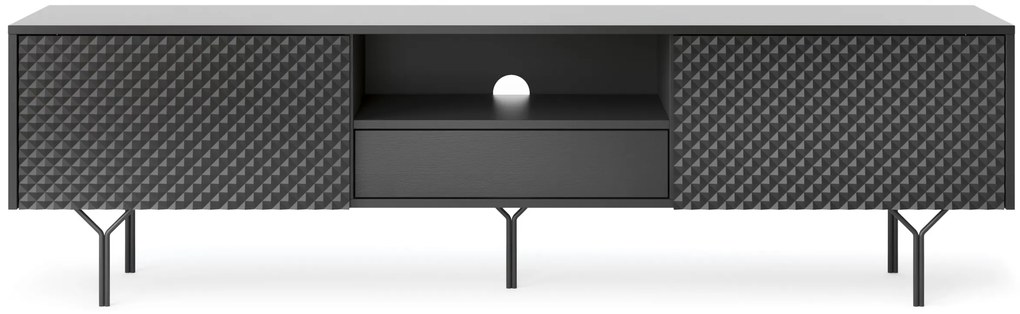 Televizní stolek Raven II 180 cm černý