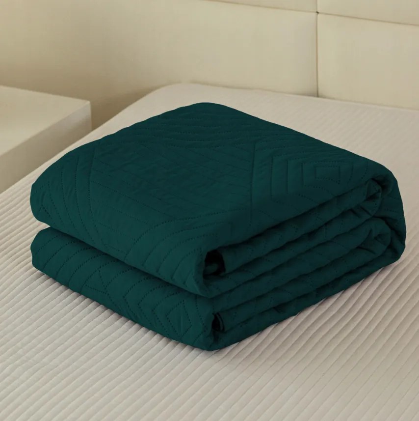 Prehoz na posteľ CALDERA, petrolejový Rozmer: 200 x 220 cm