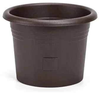 Plastia Samozavlažovací květináč Narza pr. 50 cm, čokoláda, pr. 50 cm