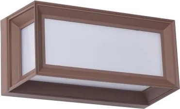 Brilagi - LED vonkajšie nástenné svietidlo so senzorom PARKER LED/12W/230V hnedé IP44