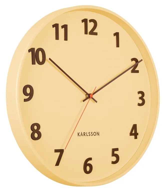 Karlsson 5920LY dizajnové nástenné hodiny 40 cm