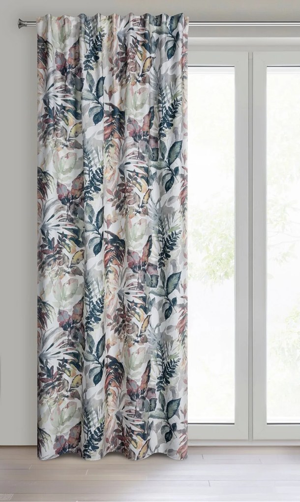 ZÁVES NA PÁSKE LILIA 140X270 CM VZOROVANÁ