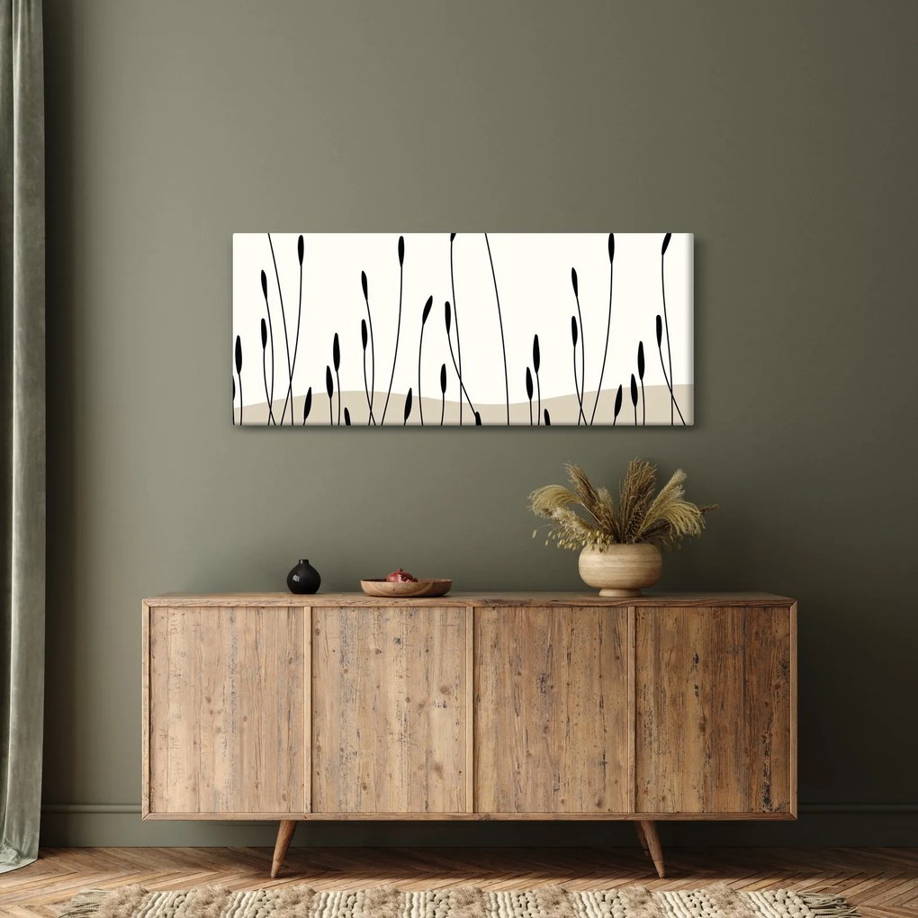 Obraz - Grafická lúka N⁰3 (120x50 cm)