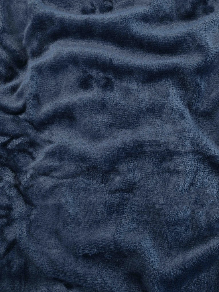 Obliečky mikroplyš Exclusive – Laura námornícka modrá 140 × 200 cm, 70 x 90 cm