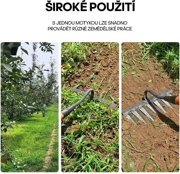 HS Multifunkčný záhradný nástroj na údržbu pôdy