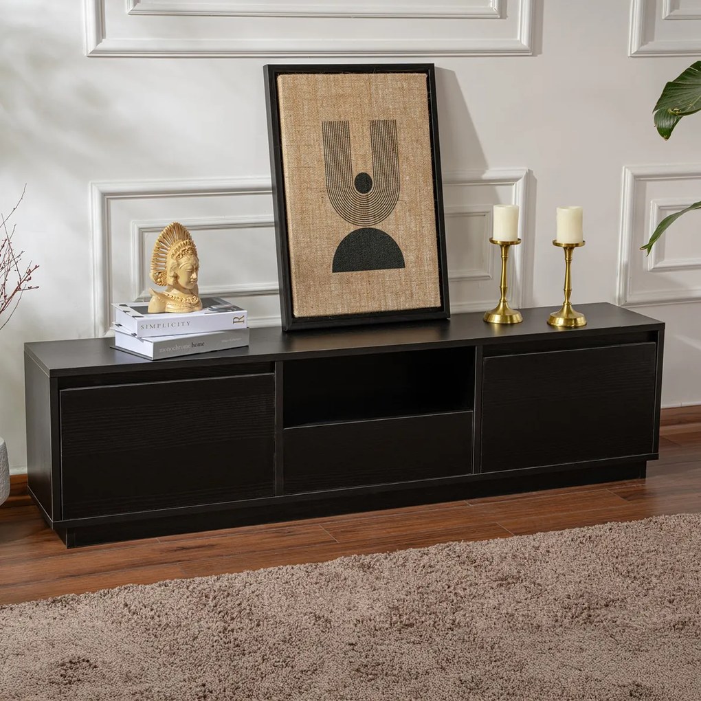 TV stolík Vanguard Wood Black