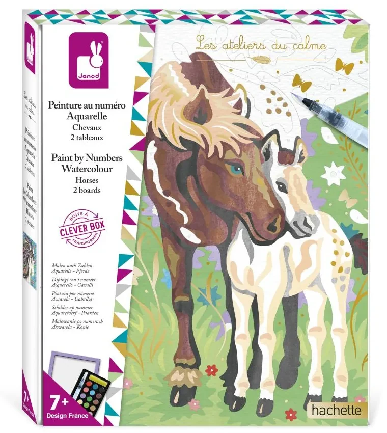 Kreatívna sada Maľovanie podľa čísel Kone Janod Atelier Maxi od 7 rokov