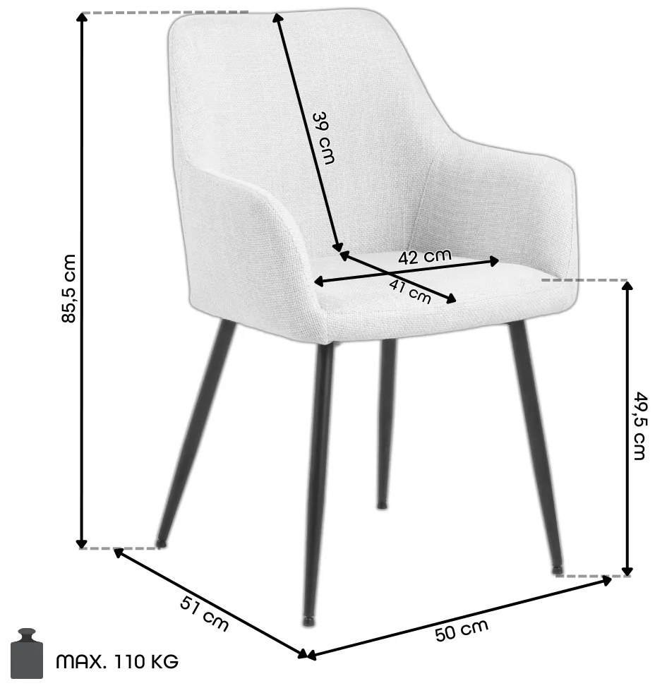 VERA Terakota (textília Basel 44) - MODERNÉ ČALÚNENÉ KABÍNKOVÉ STOLIČKY DO OBÝVAČKY/JEDÁLNE LOFT