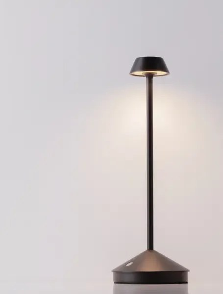 Vonkajšia stolová lampa Lumo čierna