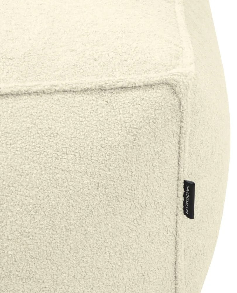 Svetlosivý sedací vak z textílie buklé Mass – SLOWDOWN